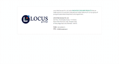 Desktop Screenshot of locusgroup.in