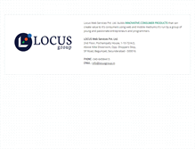 Tablet Screenshot of locusgroup.in